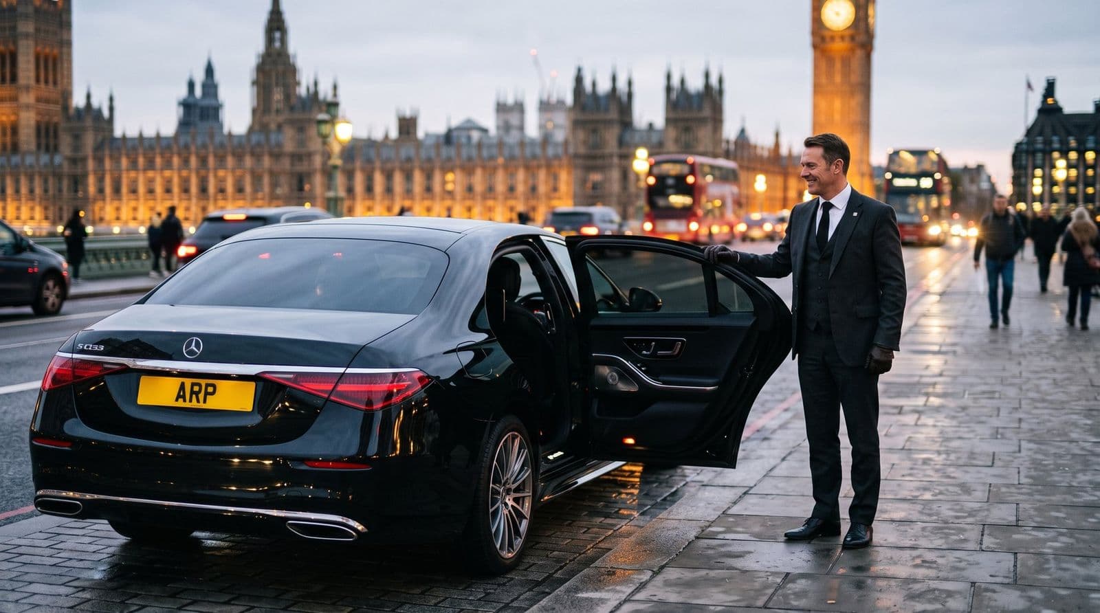 Mercedes-Benz S-Class chauffeur service in London